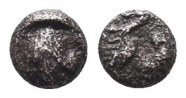 Greek AR Silver Obol, Ca. 350-300 BC. 
Condition: Very Fine

Weight: 0.2 gr
Diameter: 5 mm