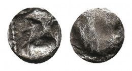 Greek AR Silver Obol, Ca. 350-300 BC. 
Condition: Very Fine

Weight: 0.2 gr
Diameter: 5 mm