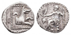 Greek AR Silver Obol, Ca. 350-300 BC. 
Condition: Very Fine

Weight: 0.7 gr
Diameter: 11 mm