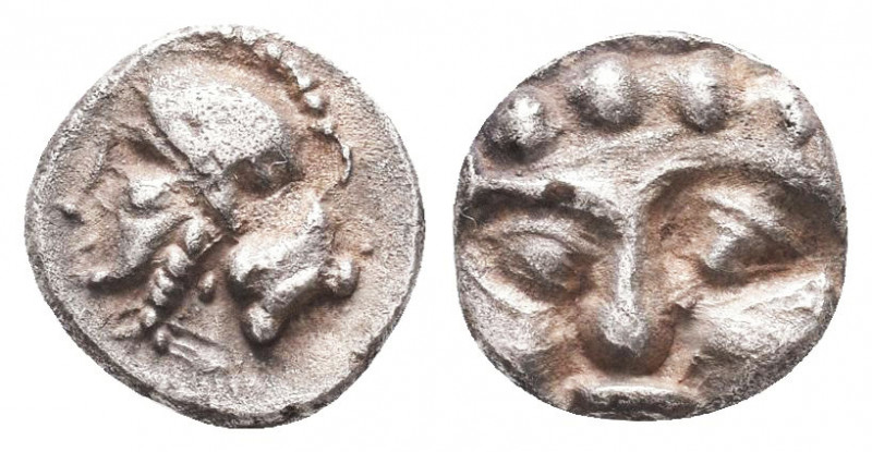 Greek AR Silver Obol, Ca. 350-300 BC. 
Condition: Very Fine

Weight: 0.9 gr
...