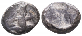 Achaemenid Persia. AR siglos, c. 485 BC.
Condition: Very Fine

Weight: 5.4 gr
Diameter: 16 mm