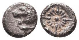 Greek AR Silver Obol, Ca. 350-300 BC. 
Condition: Very Fine

Weight: 1.0 gr
Diameter: 9 mm
