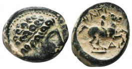 Kings of Macedon. Philip II (359-336 BC). AE
Condition: Very Fine

Weight: 6.0 gr
Diameter: 17 mm