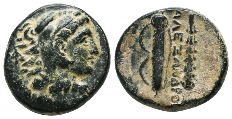 Kings of Macedon. Alexander III 'the Great' (336-323 BC). Ae
Condition: Very Fi...