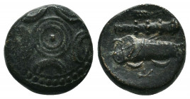 Kings of Macedon. Alexander III 'the Great' (336-323 BC). Ae
Condition: Very Fine

Weight: 3.2 gr
Diameter: 13 mm