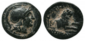 Lysimachus (323-281 BC). Ae
Condition: Very Fine

Weight: 2.5 gr
Diameter: 14 mm