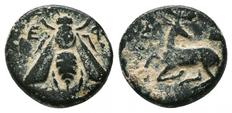 IONIA. Ephesus. AE ca. 305-288 B.C.
Condition: Very Fine

Weight: 2.3 gr
Dia...