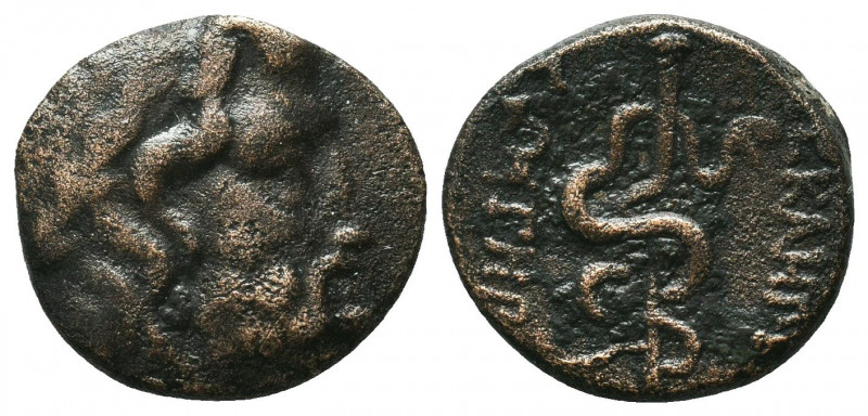 Mysia, Pergamon. Ca. 200-113 B.C. AE
Condition: Very Fine

Weight: 3.4 gr
Di...