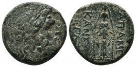 Phrygia. Apamea (Circa 100-50 BC). Ae.
Condition: Very Fine

Weight: 7.8 gr
Diameter: 21 mm