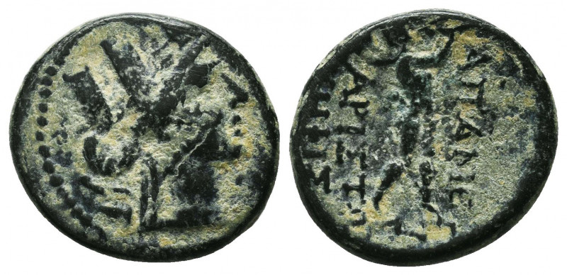 Phrygia, Apameia, c. 88-40 BC. Æ
Condition: Very Fine

Weight: 3.6 gr
Diamet...