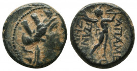 Phrygia, Apameia, c. 88-40 BC. Æ
Condition: Very Fine

Weight: 4.1 gr
Diameter: 17 mm