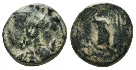 Ancient Greek Coin, Ae. 450-400 B.C. Ae
Condition: Very Fine

Weight: 3.7 gr
Diameter: 13 mm