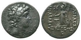 KINGS of CAPPADOCIA. Ariarathes IX. 101-87 BC. AR Drachm
Condition: Very Fine

Weight: 3.9 gr
Diameter: 17 mm