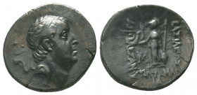 Kings of Cappadocia. Ariobarzanes I Philoromaios (96-63 BC). AR Drachm
Condition: Very Fine

Weight: 4.0 gr
Diameter: 18 mm