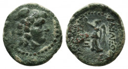 SELEUKID KINGS of SYRIA. 2nd to 1st Century BC. Ae.
Condition: Very Fine

Weight: 1.6 gr
Diameter: 12 mm