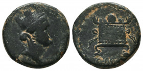 SELEUKID KINGS of SYRIA. 2nd to 1st Century BC. Ae.
Condition: Very Fine

Weight: 5.7 gr
Diameter: 18 mm