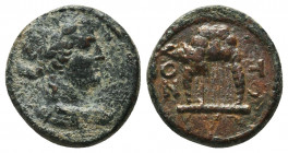 Pseudo-autonomous issue. 3rd Century AD. Æ
Condition: Very Fine

Weight: 2.4 gr
Diameter: 15 mm