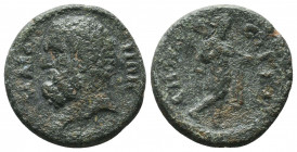 Pseudo-autonomous issue. 3rd Century AD. Æ
Condition: Very Fine

Weight: 5.1 gr
Diameter: 19 mm