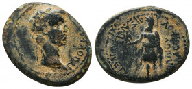 PHRYGIA. Aezanis. Claudius (41-54). Ae. Menelaos Demosthenes, magistrate.
Condition: Very Fine

Weight: 5.3 gr
Diameter: 19 mm