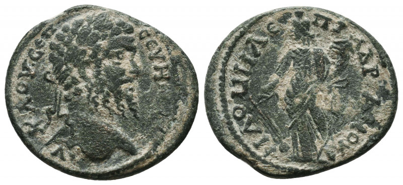 PHRYGIA. Philomelium. Septimius Severus (193-211). Ae. Hadrianus, magistrate.
O...