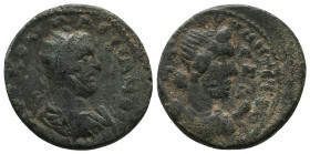 Cilicia, Anazarbus. Valerian I. A.D. 253-260. AE
Condition: Very Fine

Weight: 7.6 gr
Diameter: 22 mm