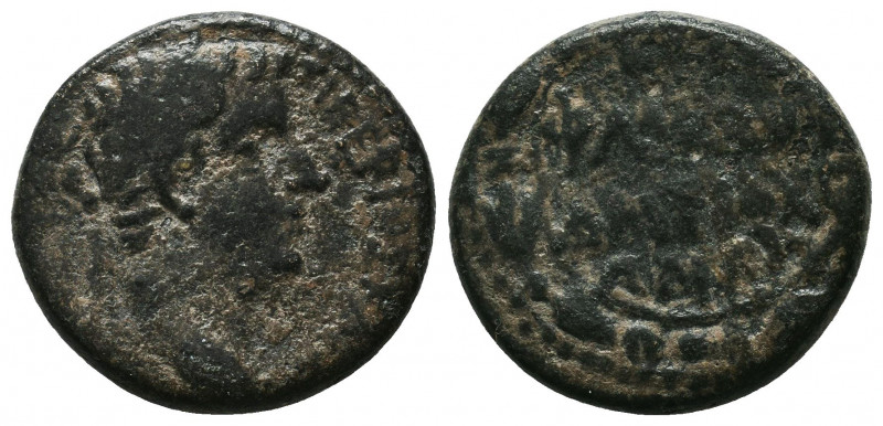 Tiberius, 14-37. AE
Condition: Very Fine

Weight: 7.7 gr
Diameter: 20 mm