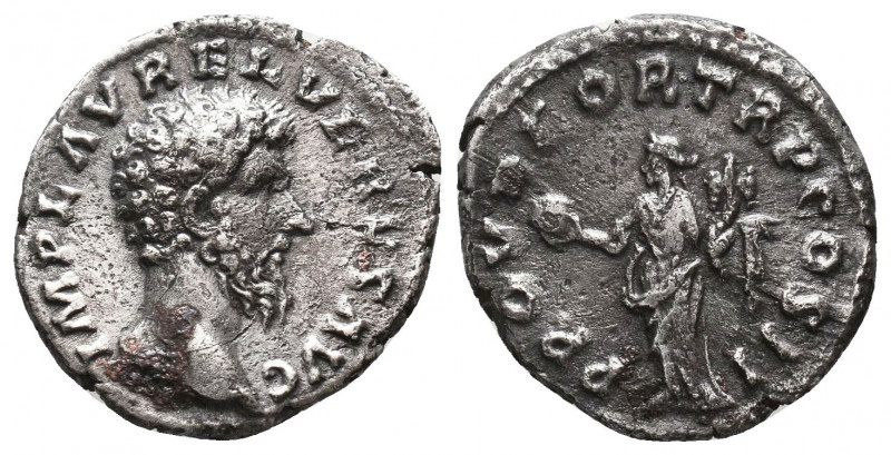 Lucius Verus (AD 161-169). AR denarius 
Condition: Very Fine

Weight: 3.1 gr...