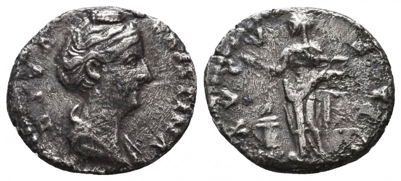 Faustina Senior (Augusta, 138-140/1). AR Denarius 
Condition: Very Fine

Weig...