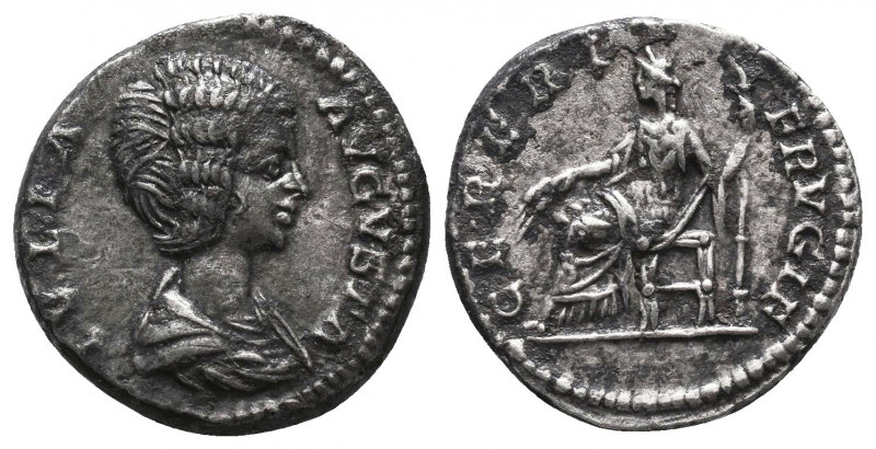 Julia Domna. Augusta, A.D. 193-217. AR denarius
Condition: Very Fine

Weight:...