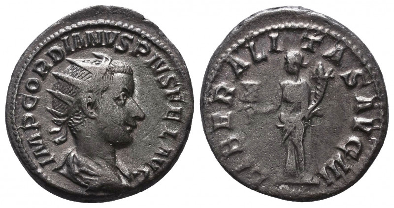 Gordian III AR Antoninianus. Rome, AD 241-243. 
Condition: Very Fine

Weight:...