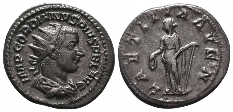 Gordian III AR Antoninianus. Rome, AD 241-243. 
Condition: Very Fine

Weight:...