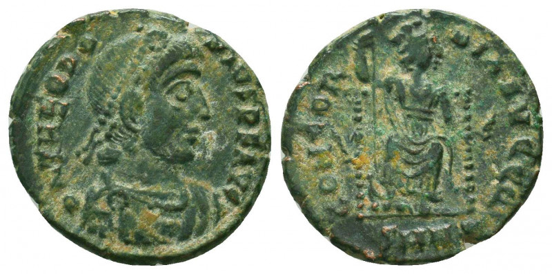 Theodosius I , 379-83 AD, AE
Condition: Very Fine

Weight: 2.7 gr
Diameter: ...