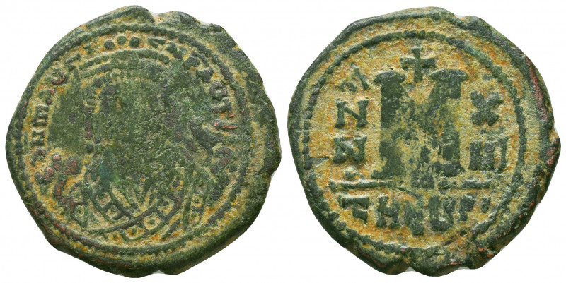 Mauricius Tiberius (582-602 AD). AE
Condition: Very Fine

Weight: 11.1 gr
Di...