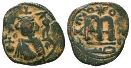 Arab - Byzantine and cut Coins Ae, 7th - 13th Centuries
Condition: Very Fine

Weight: 3.5 gr
Diameter: 21 mm