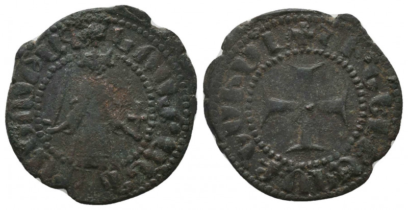 CILICIAN ARMENIA. Royal. Gosdantin I, 1298-1299 A.D. AE Kardez 
Condition: Very...