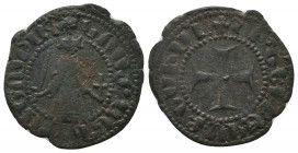 CILICIAN ARMENIA. Royal. Gosdantin I, 1298-1299 A.D. AE Kardez 
Condition: Very Fine

Weight: 3.0 gr
Diameter: 22 mm