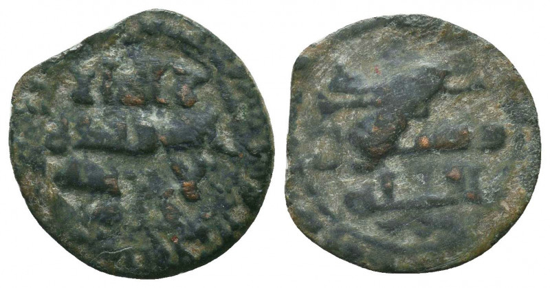 Islamic Bronze Coins, Ae
Condition: Very Fine

Weight: 1.6 gr
Diameter: 12 m...