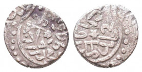 Islamic Silver Coins, Ar Ottoman Ache
Condition: Very Fine

Weight: 0.8 gr
Diameter: 6 mm