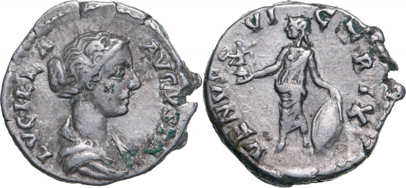 ROMAN EMPIRE
Lucilla (163-181 AD), AR Denarius ( 2.94g), Rome 
 LVCILLA AVGVST...