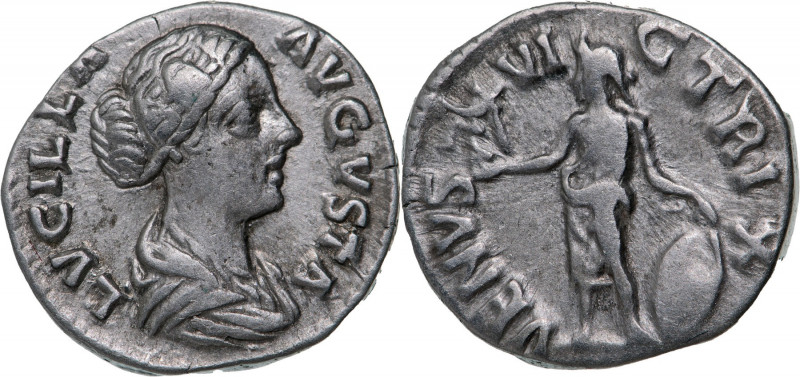 ROMAN EMPIRE
Lucilla (163-181 AD), AR Denarius (2.62g), Rome
LVCILLA AVGVSTA, ...