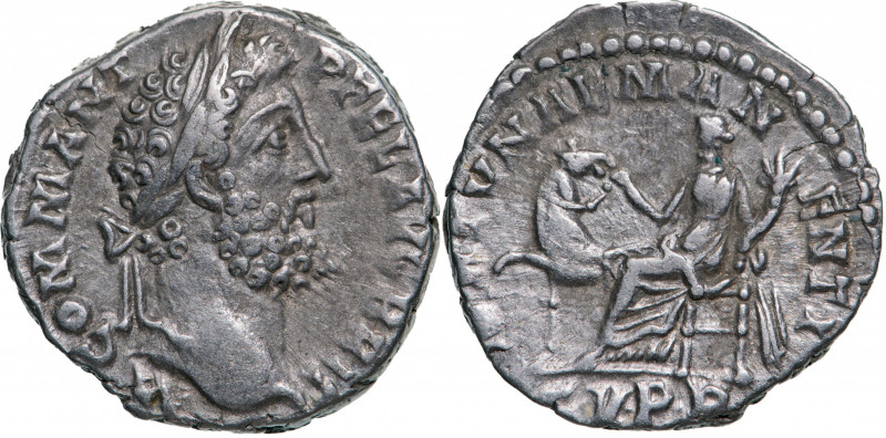 ROMAN EMPIRE
Commodus (177-192 AD), AR Denar (2,8g), struck 189 AD, Rome
M COM...
