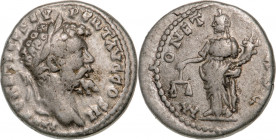 ROMAN EMPIRE
Septimius Severus (193-211), AR Denarius (3,4g) struck 194-195AD, Emesa
IMP CAE L SEP SEV PERT AVG COS II Laureate head right / MONETA ...