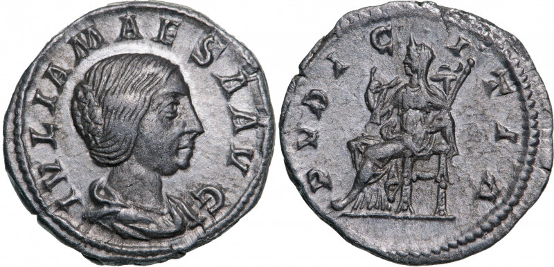 ROMAN EMPIRE
Julia Maesa (218-224 AD), AR Denarius (2,69g), Rome
IVLIA MAESA A...