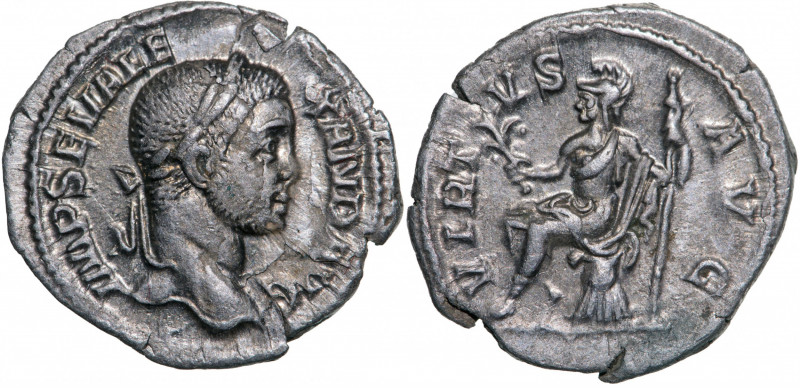 ROMAN EMPIRE
Severus Alexander (222-235 AD), AR Denarius (2.36g) struck 230 AD,...