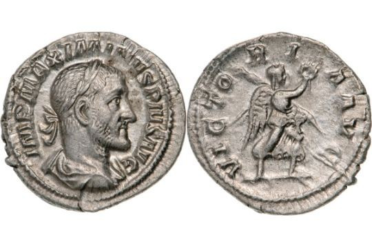 ROMAN EMPIRE
Maximinus I. Thrax (235-238AD), AR Denarius (2,4g), Rome 
IMP MAX...