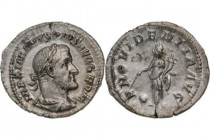 ROMAN EMPIRE
Maximinus I. Thrax (235-238AD), AR Denarius (2,2g), struck 236 AD, Rome
MAXIMINVS PIVS AVG GERM laureate, draped and cuirassed bust rig...