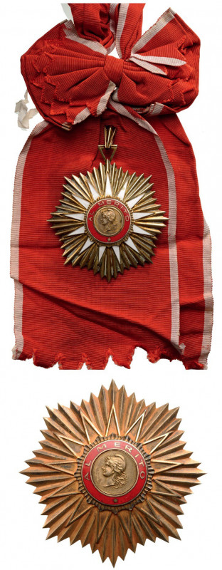 ARGENTINA
ORDER OF MAY
Grand Cross Set, 1st Class, 2nd Type. Sash Badge, 78 mm...