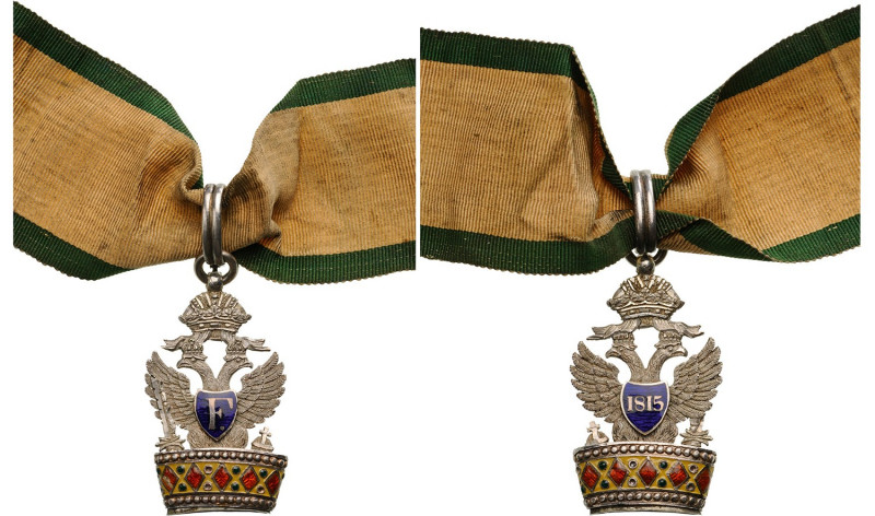 AUSTRIA
The Imperial Austrian Order of the Iron Crown
A silver “Ordre du Rémpl...