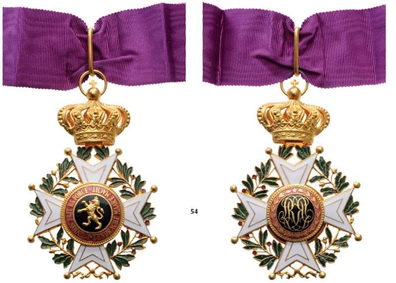BELGIUM
ORDER OF LEOPOLD
Commander's Cross, 3rd Class, instituted in 1832. Nec...