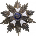 BELGIUM
ORDER OF THE CROWN
Grand Cross Star, 1st Class, instituted in 1897. Breast Star, 94 mm, Silver gilt, maker`s mark "Wolfers-Bruxelles", super...